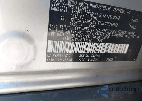 2023 Toyota Rav4 Hybrid Xse from USA, damaged, VIN 4T3E6RFVXPU131812